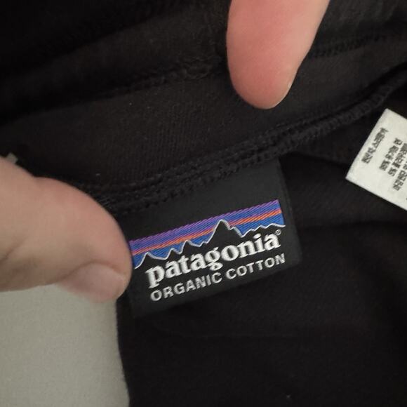 Patagonia Women's Organic Cotton Roaming Joggers Sz M** Black Pockets Soft 21185 - Picture 6 of 12
